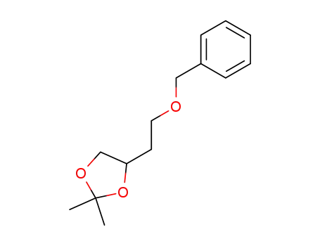 (+/-)-4-(2-benzyloxyethyl)-2,2-dimethyl-1,3-dioxolane