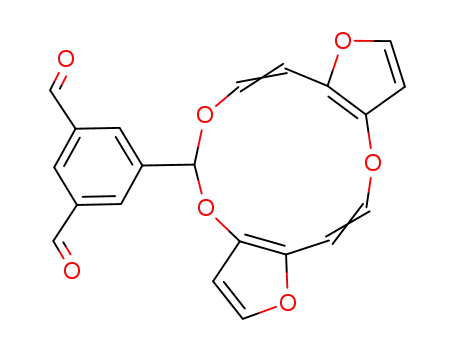 (3Z,13Z)-5-(2,6,10,12,16-Pentaoxa-tricyclo[13.3.0.05,9]octadeca-1(15),3,5(9),7,13,17-hexaen-11-yl)-benzene-1,3-dicarbaldehyde