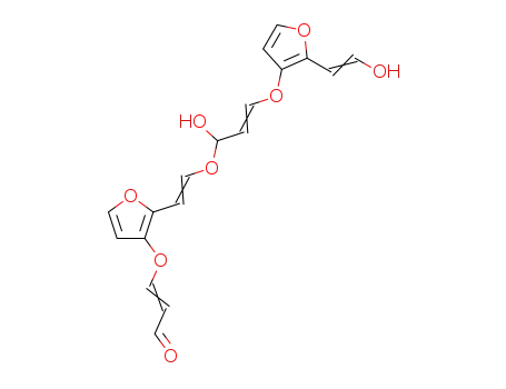 (E)-3-[2-((Z)-2-{(E)-1-Hydroxy-3-[2-((Z)-2-hydroxy-vinyl)-furan-3-yloxy]-allyloxy}-vinyl)-furan-3-yloxy]-propenal