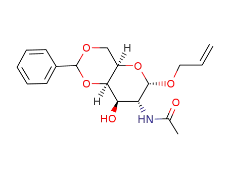 allyl 2-acetamido-2-deoxy-4,6-O-benzylidene-α-D-galactopyranoside