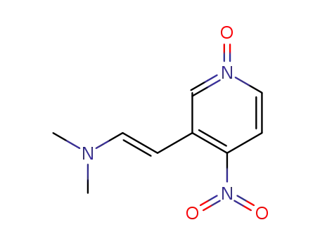Molecular Structure of 123367-22-6 (DiMethyl-[2-(4-nitro-1-oxy-pyridin-3-yl)-vinyl]-aM)
