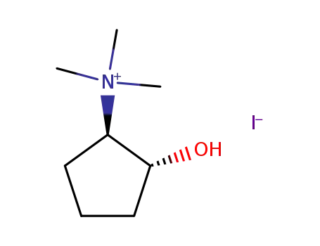 (+/-)-(trans-2-hydroxy-cyclopentyl)-trimethyl-ammonium; iodide