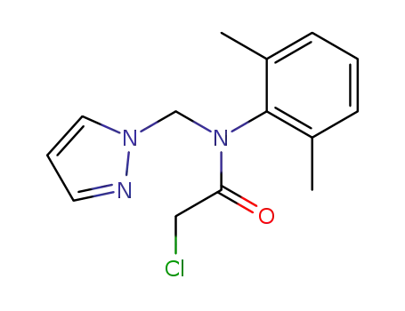 Molecular Structure of 67129-08-2 (Metazachlor)