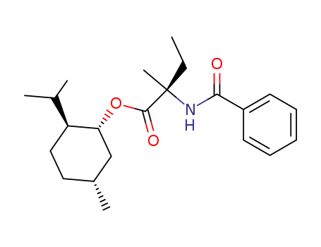 2-Benzamido-2-methyl-buttersaeure-l-menthylester
