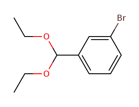 Molecular Structure of 75148-49-1 (3-BROMOBENZALDEHYDE DIETHYL ACETAL)