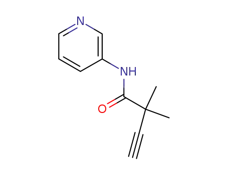 2,2-dimethyl-N-(3-pyridyl)-3-butynamide