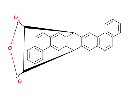 (+/-)-8,17-dihydro-8,17-ethano-dibenzo[a,l]pentacene-19r,20c-dicarboxylic acid-anhydride