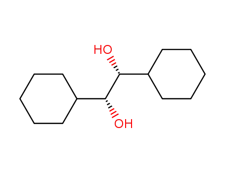 Molecular Structure of 120850-92-2 ((1R,2R)-(-)-1,2-DICYCLOHEXYL-1,2-ETHANEDIOL)
