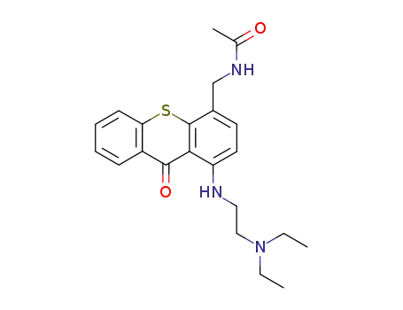 N-[1-(2-diethylamino-ethylamino)-9-oxo-9H-thioxanthen-4-ylmethyl]acetamide