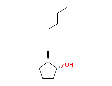 trans-2-(hex-1-yn-1-yl)cyclopentan-1-ol