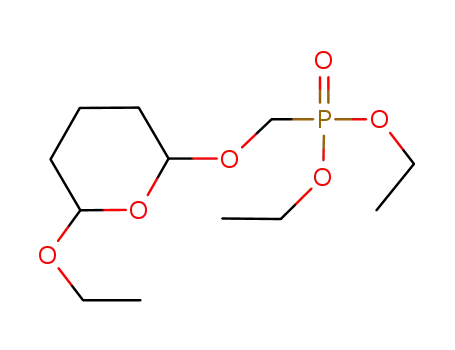 (6-Ethoxy-tetrahydro-pyran-2-yloxymethyl)-phosphonic acid diethyl ester