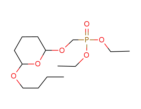 (6-Butoxy-tetrahydro-pyran-2-yloxymethyl)-phosphonic acid diethyl ester