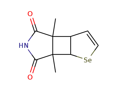 3b,6a-Dimethyl-3a,3b,6a,6b-tetrahydro-1-selena-5-aza-cyclobutadicyclopentene-4,6-dione