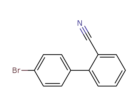 Molecular Structure of 168072-17-1 (4-BROMO-2'-CYANOBIPHENYL)