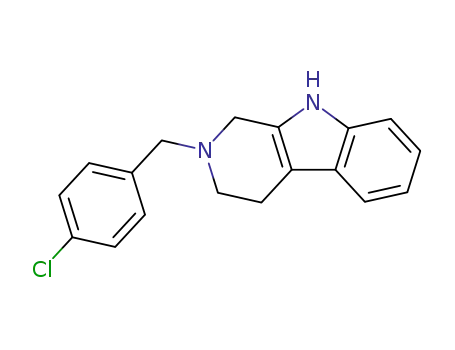 2-(4-Chlorbenzyl)-1,2,3,4-tetrahydro-9H-pyrido<3,4-b>indol