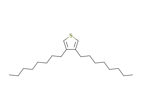 Molecular Structure of 161746-06-1 (3,4-DIOCTYLTHIOPHENE)