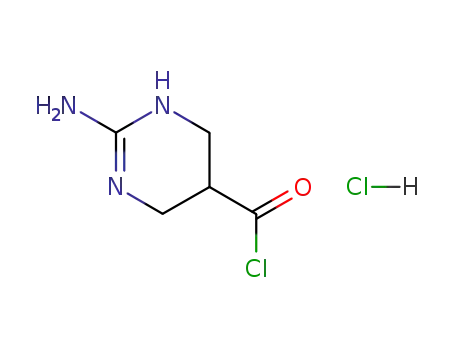2-Amino-1,4,5,6-tetrahydro-pyrimidine-5-carbonyl chloride; hydrochloride