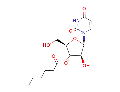 Hexanoic acid (2R,3S,4S,5R)-5-(2,4-dioxo-3,4-dihydro-2H-pyrimidin-1-yl)-4-hydroxy-2-hydroxymethyl-tetrahydro-furan-3-yl ester