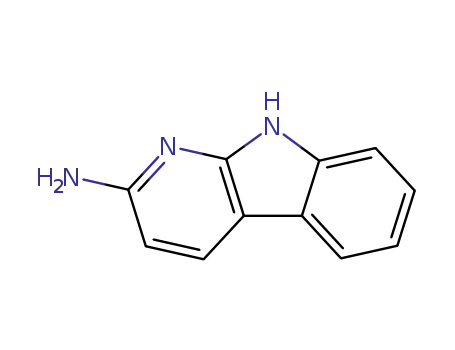 Molecular Structure of 26148-68-5 (2-AMINO-9H-PYRIDO[2,3-B]INDOLE)