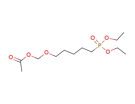 Acetic acid 5-(diethoxy-phosphoryl)-pentyloxymethyl ester