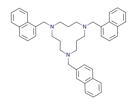 1-Naphthalen-2-ylmethyl-5,9-bis-naphthalen-1-ylmethyl-1,5,9-triaza-cyclododecane