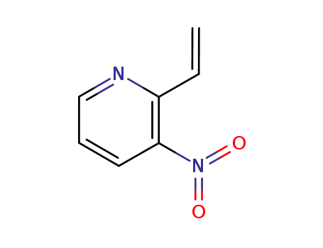 Molecular Structure of 150281-83-7 (Pyridine, 2-ethenyl-3-nitro- (9CI))
