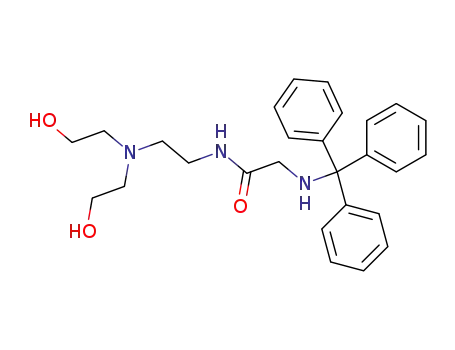 N-{[N',N'-bis-(2-hydroxyethyl)]-2-aminoethyl}-N''-tritylglycyl carboxamide