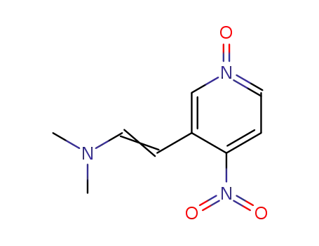 Molecular Structure of 104118-88-9 (3-[2-(DiMethylaMino)vinyl]-4-nitropyridine 1-Oxide)