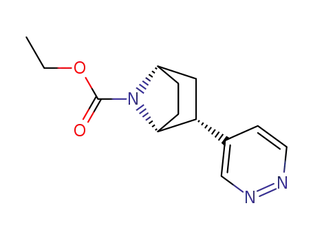 exo-2-(pyridazin-4-yl)-7-azabicyclo[2.2.1]heptane-7-carboxylic acid ethyl ester