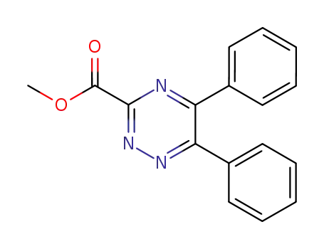 5,6-Diphenyl-1,2,4-triazin-3-carbonsaeure-methylester