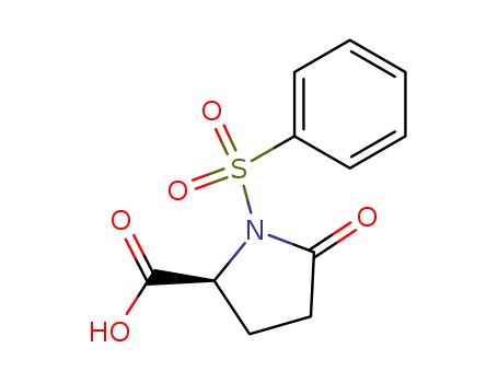 1-(benzenesulfonyl)-5-oxopyrrolidine-2-carboxylic acid