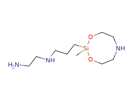 2-γ-N-(aminoethyl)aminopropyl-2-methyl-1,3-dioxa-6-aza-2-silacyclooctane