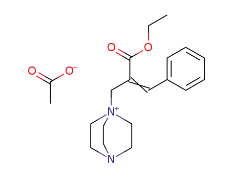 Acetate1-((E)-2-ethoxycarbonyl-3-phenyl-allyl)-4-aza-1-azonia-bicyclo[2.2.2]octane;