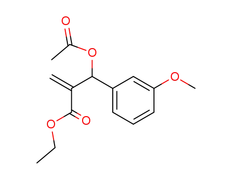 ethyl 2-(acetoxy(3-methoxyphenyl)methyl)acrylate