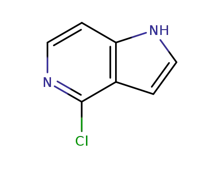 Molecular Structure of 60290-21-3 (4-CHLORO-5-AZAINDOLE)