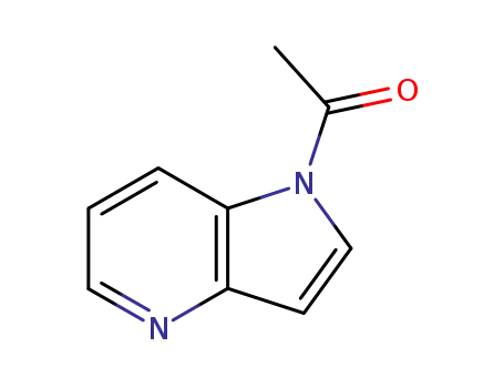 Molecular Structure of 24509-73-7 (1H-Pyrrolo[3,2-b]pyridine, 1-acetyl- (8CI))