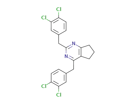 2,4-bis(3,4-dichlorobenzyl)-6,7-dihydro-5H-cyclopenta[d]pyrimidine