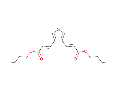 (E)-3-[4-((E)-2-Butoxycarbonyl-vinyl)-thiophen-3-yl]-acrylic acid butyl ester