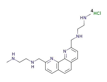 2,9-di(((2'-methylamino)ethyleneamino)methyl)-1,10-phenanthroline tetrahydrochloride