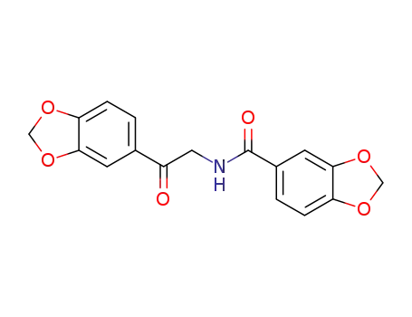 benzo[1,3]dioxole-5-carboxylic acid (2-benzo[1,3]dioxol-5-yl-2-oxo-ethyl)amide