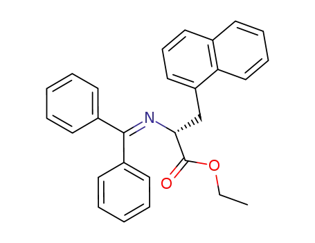 (R)-2-(Benzhydrylidene-amino)-3-naphthalen-1-yl-propionic acid ethyl ester