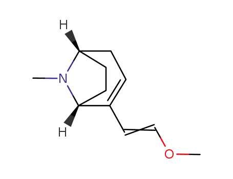(1R,5S)-2-(2'-methoxyethenyl)-8-methyl-8-azabicyclo[3.2.1]oct-2-ene