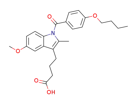 4-[1-(4-butoxy-benzoyl)-5-methoxy-2-methyl-1H-indol-3-yl]-butyric acid