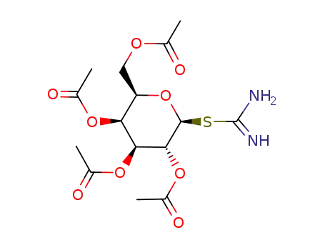 2,3,4,6-tetra-O-acetylgalactopyranosyl-1-β-pseudothiourea hydrobromide