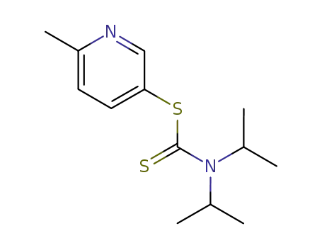 diisopropyl-dithiocarbamic acid 6-methyl-pyridin-3-yl ester