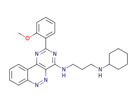 N-cyclohexyl-N'-[2-(2-methoxyphenyl)-pyrimido[5,4-c]cinnolin-4-yl]propane-1,3-diamine
