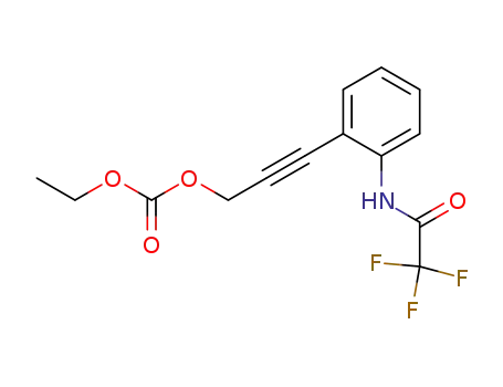 ethyl 3-(o-trifluoroacetamidophenyl)-1-propargyl carbonate