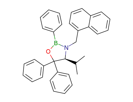 (4S)-4-(1-methylethyl)-3-(1-naphthalenylmethyl)-2,5,5-triphenyl-1,3,2-oxazaborolidine