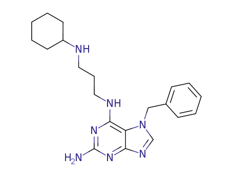 N6-[3-(cyclohexylamino)propyl]-7-phenylmethyl-7H-purine-2,6-diamine