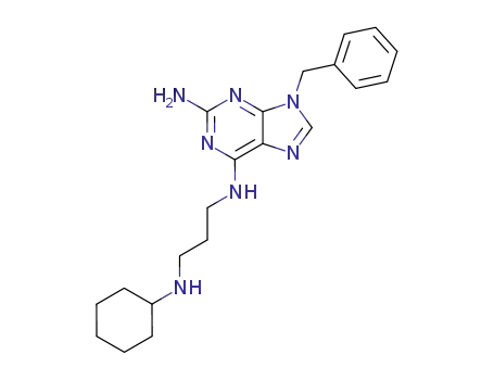 N6-[3-(cyclohexylamino)propyl]-9-phenylmethyl-9H-purine-2,6-diamine